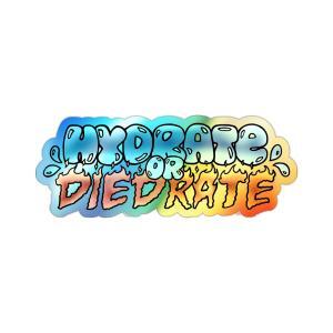 Hydrate or Diedrate Holographic Vinyl Stickers