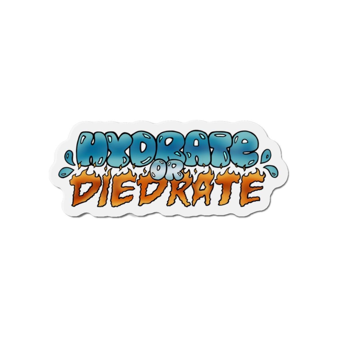 Hydrate or Diedrate Holographic Sticker | Socially Rockward