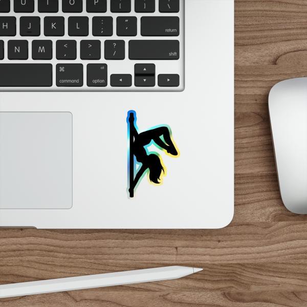 Pole Dancer Holographic Sticker Butterfly Variation